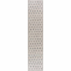 Tigris Swiss Cross Ivory&Gray Area Rug - Clearance