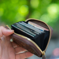 Recycled Louis Vuitton Wallet – Upcycled Luxury Card Holder 2
