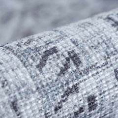 Barny Gray Denim Washable Rug - Clearance