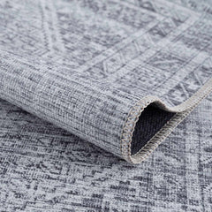 Barny Gray Blue Washable Rug - Clearance