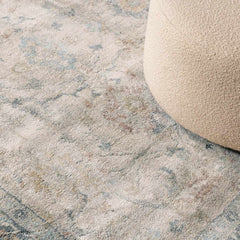 Ahmaud Beige & Light Gray Thick Luxe Area Rug