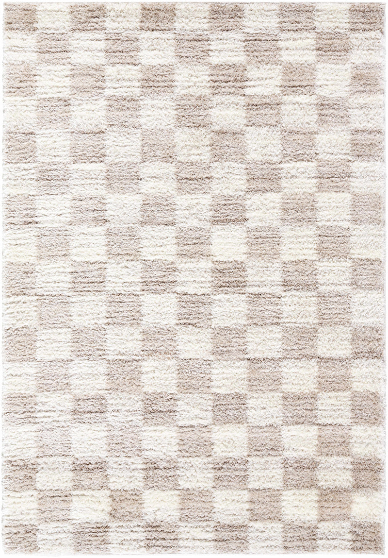 Belita Cream Luxe Shag Area Rug