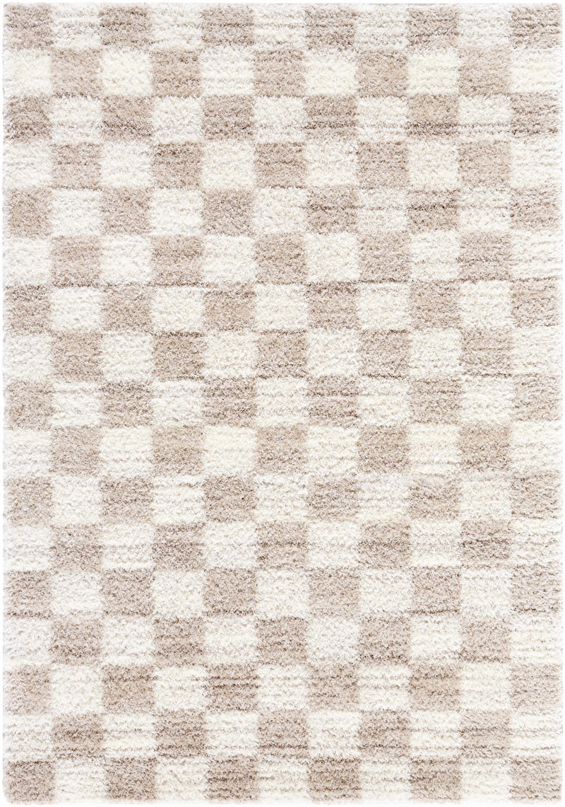 Belita Beige Luxe Shag Area Rug