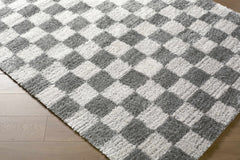 Belita Charcoal Luxe Shag Area Rug