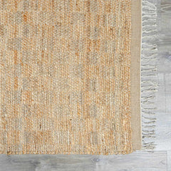 Lonut Checkered Jute Area Rug - Promo - Clearance