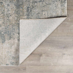Fallin Gray Thick Luxe Abstract Striped Rug
