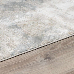 Fallin Gray Thick Luxe Abstract Striped Rug