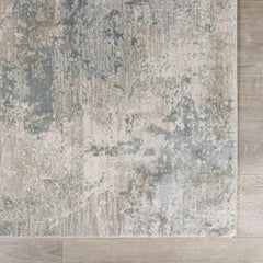 Fallin Gray Thick Luxe Abstract Striped Rug