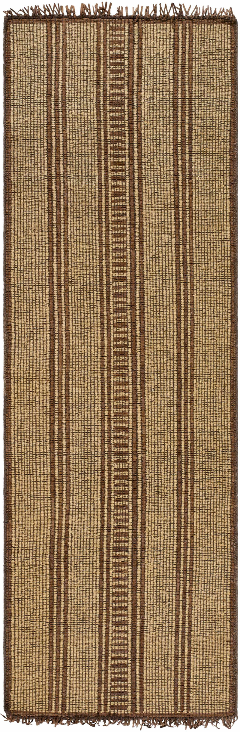 Gita Jute & Leather Rug - Clearance