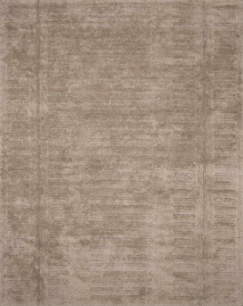Washable Handmade Wool Rug - Brown - Clearance