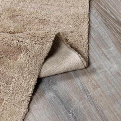 Washable Handmade Wool Rug - Brown - Clearance