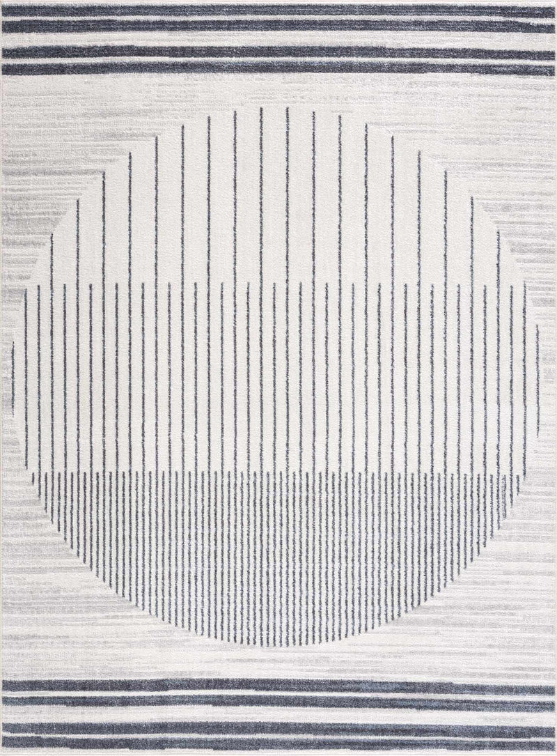 Thad Medium Gray Washable Area Rug