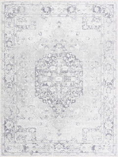 Akram Antrasit Flat Pile Washable Rug