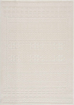 Bahar Cream Washable Area Rug