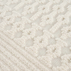 Drago White Washable Area Rug