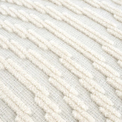 Deron White Washable 3D Rug