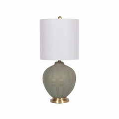 McMurray Green Textured Table Lamp - Clearance