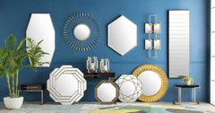 Picher Brass Geometric Gold Decorative Accent - Clearance