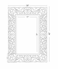 Indiana Wood Mirror