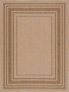 Isoko Bordered Faux Jute Rug