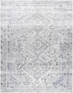 Barny Gray Denim Washable Rug - Clearance
