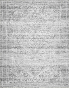 Barny Gray Blue Washable Rug - Clearance