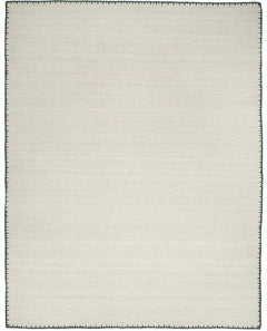 Ayumu Off White Hand Woven Wool Area Rug - Clearance