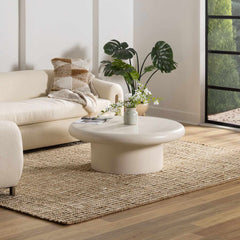 Ambel Tan Camel Jute Area Rug