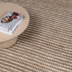 Ambel Tan Camel Jute Area Rug