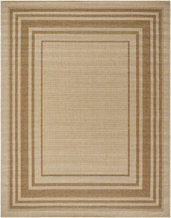 Isoko Bordered Faux Jute Rug
