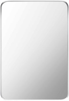 Sustinente Silver Gray Carved Mirror