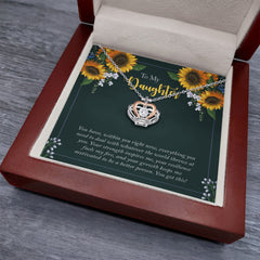 To My Daughter - Crown Pendant Necklace
