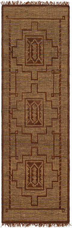 Batya Jute & Leather Rug - Clearance