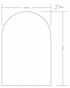 Brembilla Silver Gray Contemporary Mirror