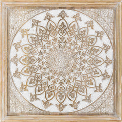 Boerne Traditional Pattern Wooden Wall Art Decor - Clearance