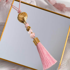 Car Guardian - ‘You Are Loved’ Heart Charm Tassel