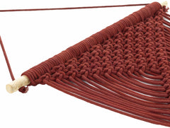 Columbio Rust Macramé Wall Hanging Decor - Clearance