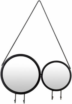 Cotmon Black Iron Frame Mirror - Clearance