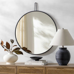 Comaltepec Black Metal Mirror - Clearance