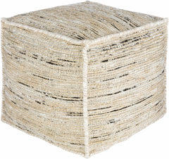 Deckers Rustic Striped Rectangular Pouf - Clearance
