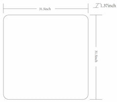 Ockenfels Modern Arched  Silver Gray Wall Mirror