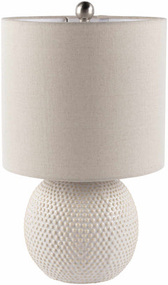 Manaloal Beige Textured Table Lamp
