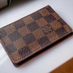 Recycled Louis Vuitton Wallet – Handmade Slim Luxury Wallet 2