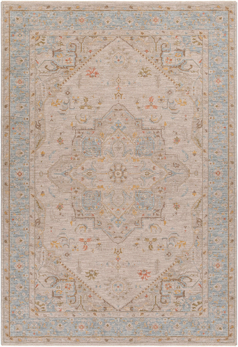 Ehan Cream Thick Luxe Oushak Rug
