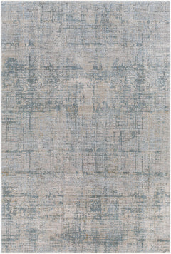 Fallin Gray Thick Luxe Abstract Striped Rug