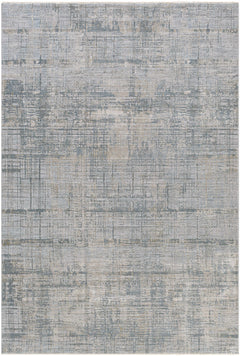 Fallin Gray Thick Luxe Abstract Striped Rug