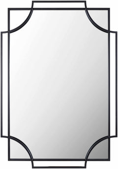 Golasecca Black Frame Mirror - Clearance