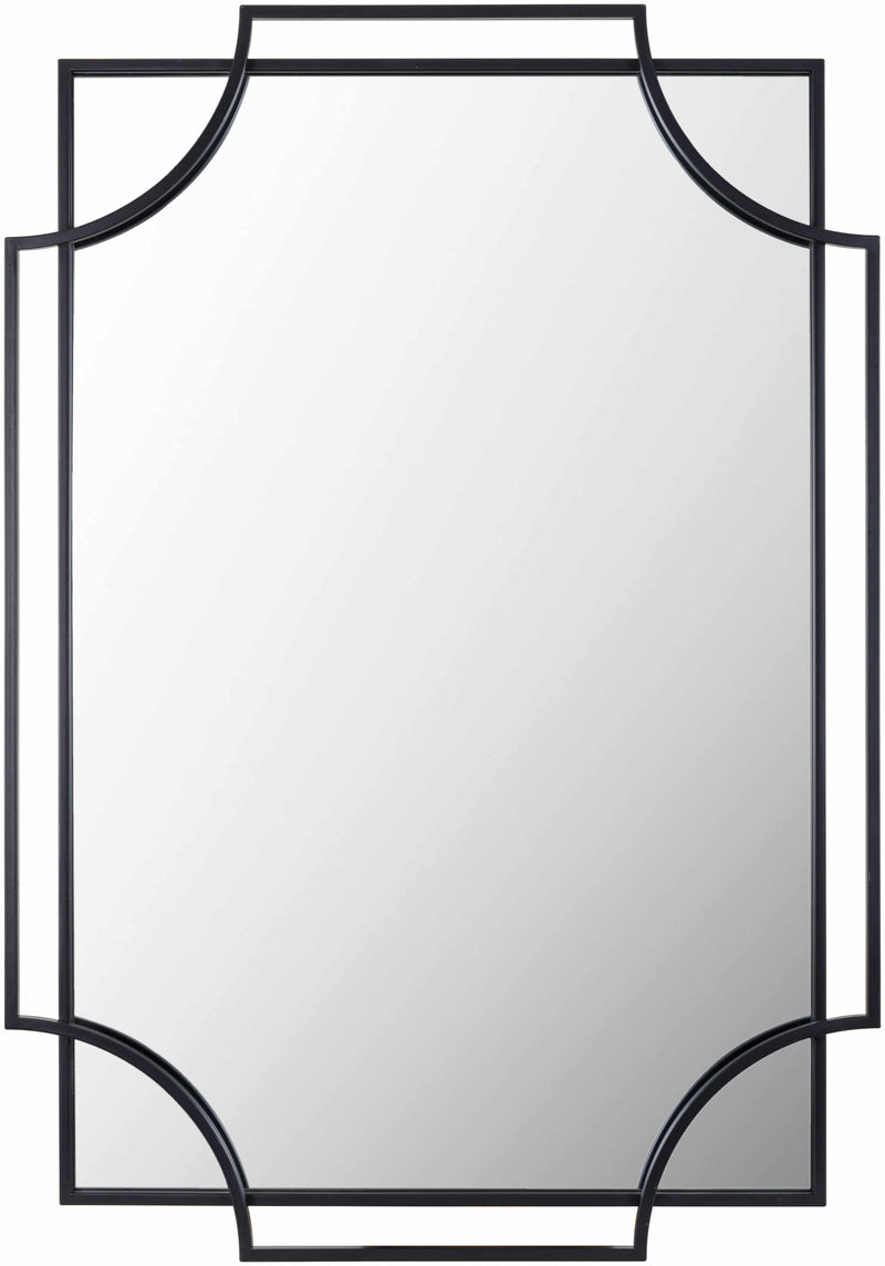 Golasecca Black Frame Mirror - Clearance