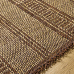 Gita Jute & Leather Rug - Clearance