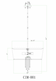 Jindalee Ceiling Light - Clearance